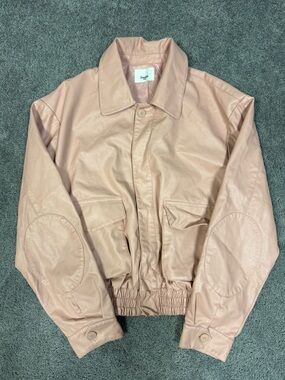 Pink Frankie Shop Bomber Jacket
